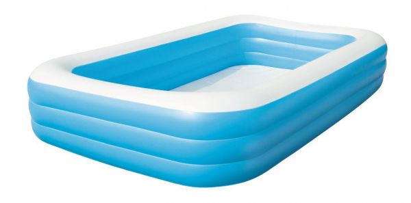 Bestway 54009 Family Pool "Blue Rectangular Deluxe", 305 x 183 x 56 cm