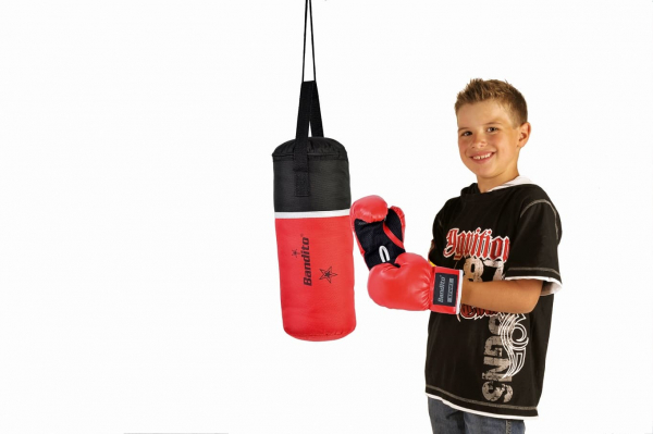 Boxset KIDDY-STAR mit Boxhandschuhe, Kinderboxsack