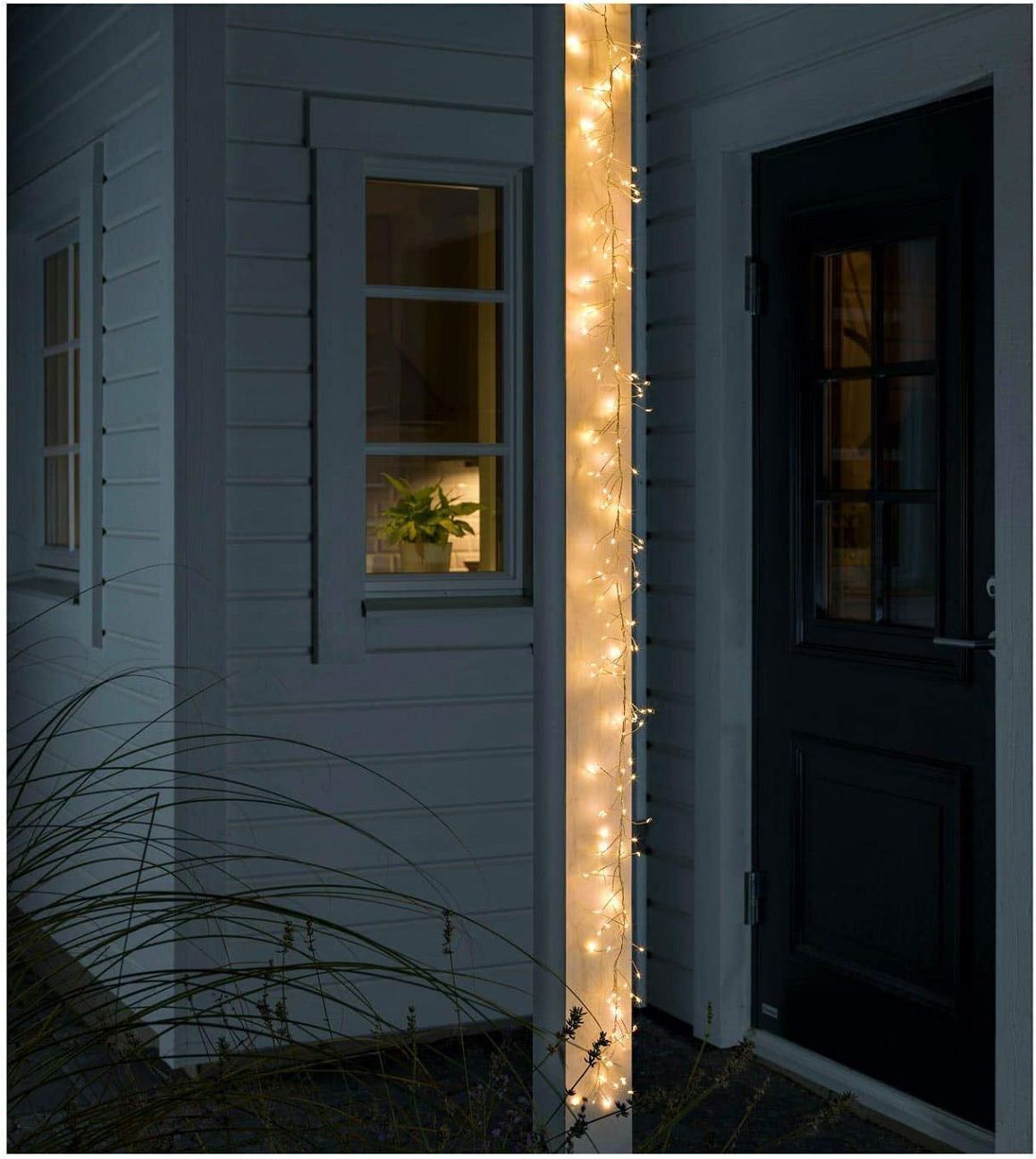 LED Lichterkette, Weihnachtsbeleuchtung Weihnachtsbaum, 400 LEDs, Büschel  Lichterkette, Weihnachtsdeko außen