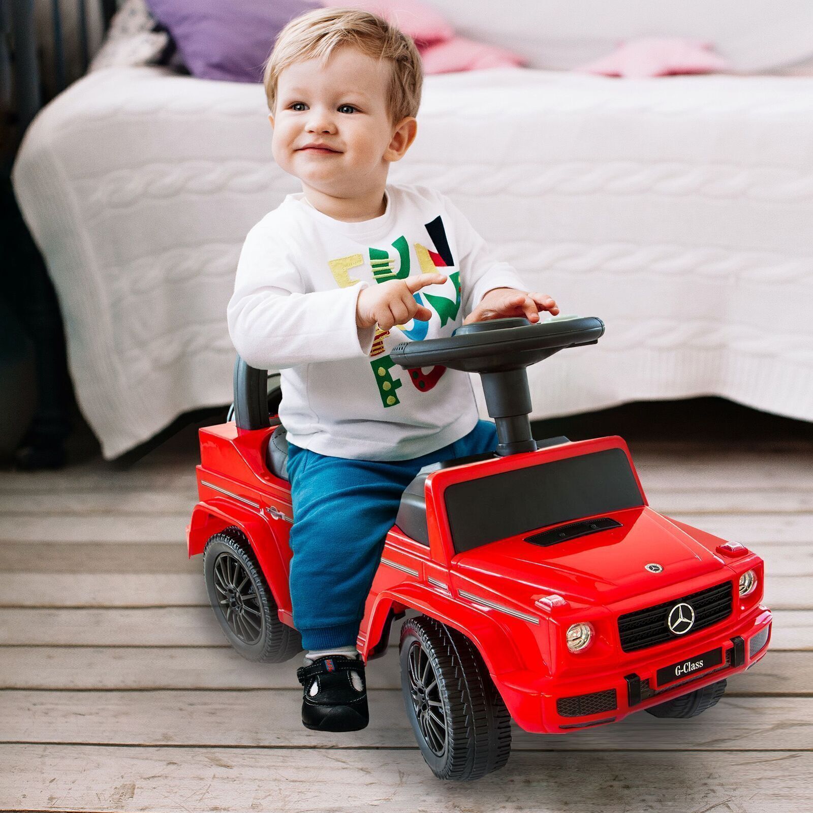 Rutschauto Mercedes G350d, Babyrutscher, Rutschfahrzeug, Kinderfahrzeug